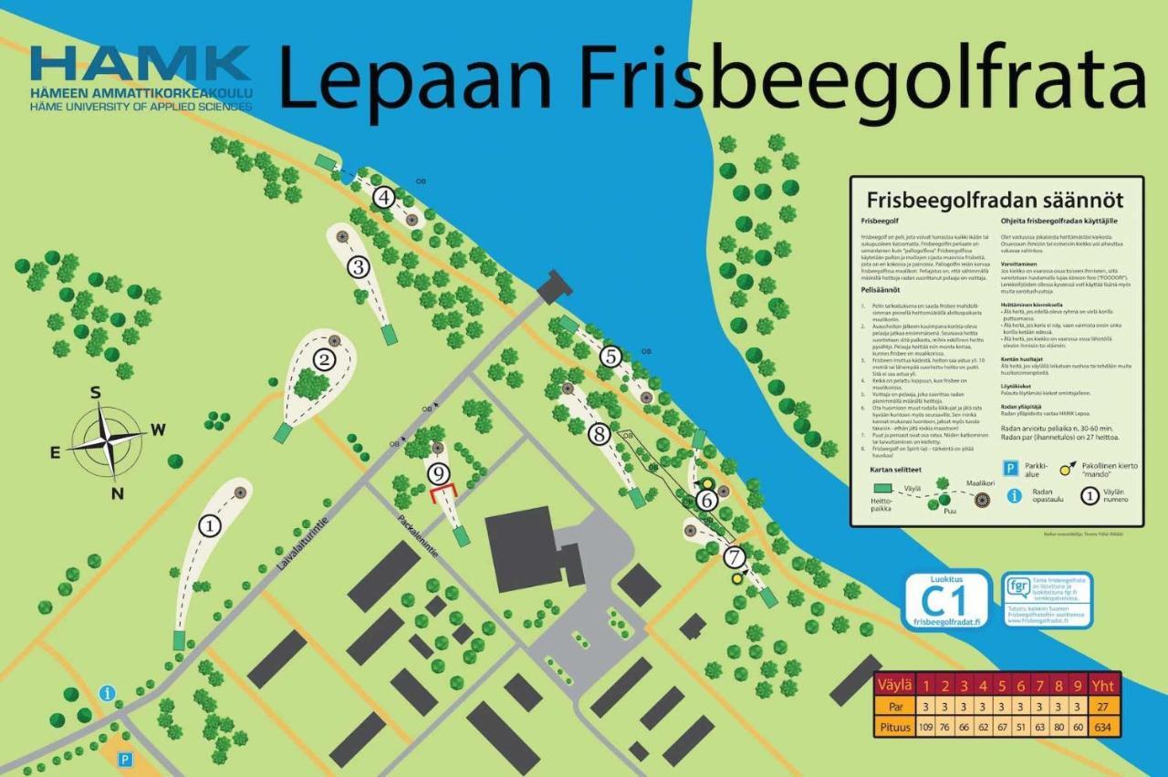 Lepaan Kesahostelli Eksteriør billede