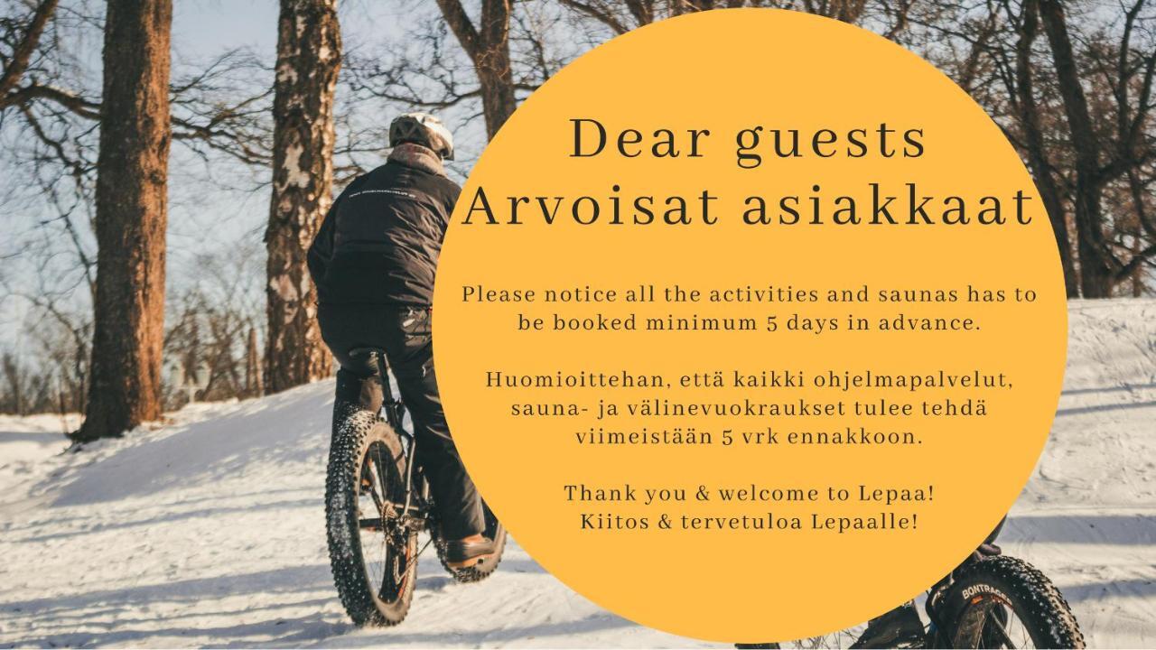 Lepaan Kesahostelli Eksteriør billede
